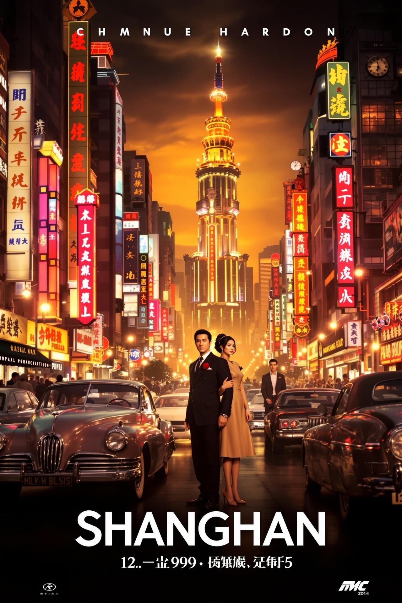 繁花(2023) 剧情影视海报 - 导演王家卫 - 私人影院加盟
